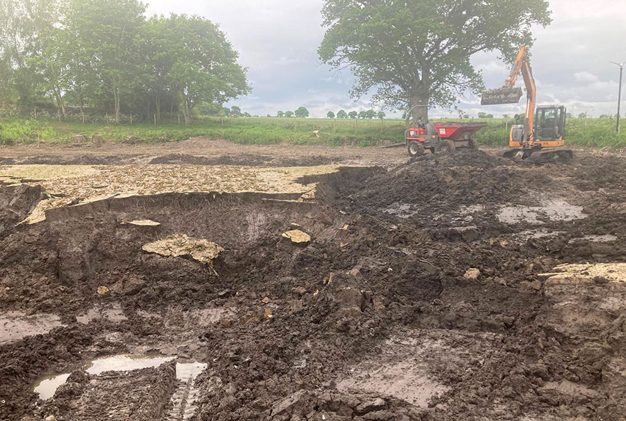 Fishing Lake Restoration Project, Mannington, Norfolk