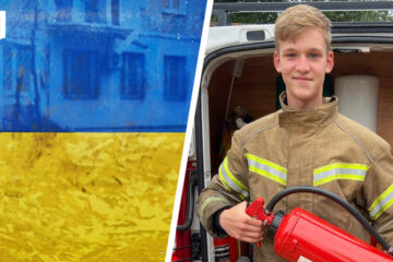 From Ukraine to a New Future in UK: A Teen’s Firefighting Dream