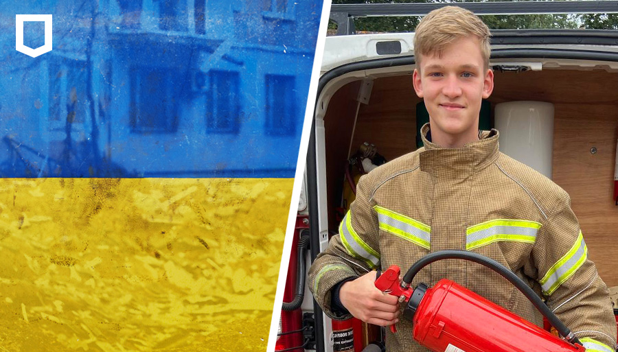 From Ukraine to a New Future in UK: A Teen’s Firefighting Dream