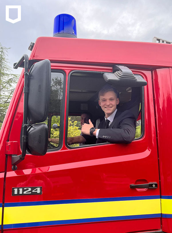 From Ukraine to a New Future in UK: A Teen’s Firefighting Dream