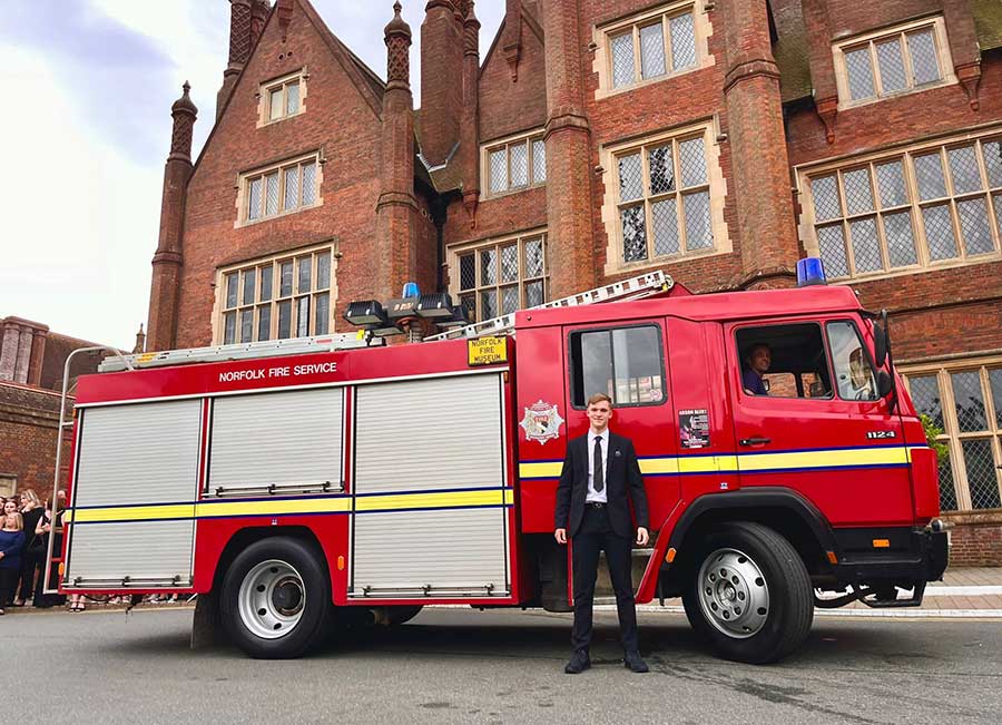 From Ukraine to a New Future in UK: A Teen’s Firefighting Dream